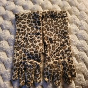 Leopard Print Women's Gloves